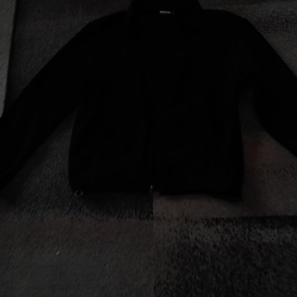 Black zip up jacket